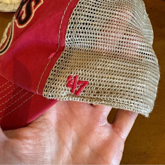 '47 Brand San Francisco 49ers Tuscaloosa Clean Up Cap - Vintage Style-Adjustable - Picture 9 of 12